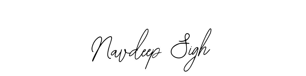 How to make Navdeep Sigh name signature. Use Bearetta-2O07w style for creating short signs online. This is the latest handwritten sign. Navdeep Sigh signature style 12 images and pictures png