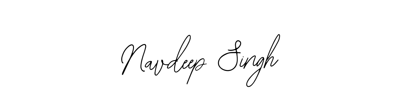 You should practise on your own different ways (Bearetta-2O07w) to write your name (Navdeep Singh) in signature. don't let someone else do it for you. Navdeep Singh signature style 12 images and pictures png