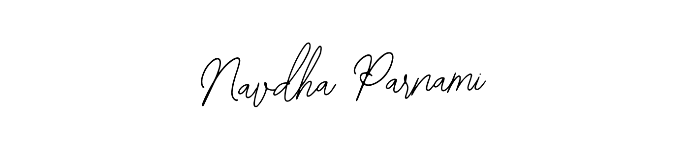 Design your own signature with our free online signature maker. With this signature software, you can create a handwritten (Bearetta-2O07w) signature for name Navdha Parnami. Navdha Parnami signature style 12 images and pictures png