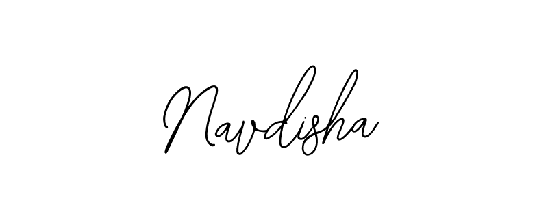 Design your own signature with our free online signature maker. With this signature software, you can create a handwritten (Bearetta-2O07w) signature for name Navdisha. Navdisha signature style 12 images and pictures png