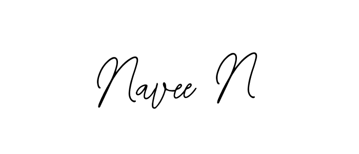 Make a beautiful signature design for name Navee N. With this signature (Bearetta-2O07w) style, you can create a handwritten signature for free. Navee N signature style 12 images and pictures png