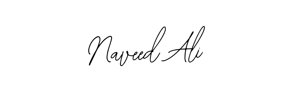 How to make Naveed Ali name signature. Use Bearetta-2O07w style for creating short signs online. This is the latest handwritten sign. Naveed Ali signature style 12 images and pictures png