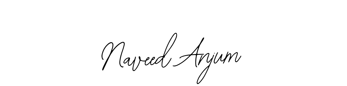 Design your own signature with our free online signature maker. With this signature software, you can create a handwritten (Bearetta-2O07w) signature for name Naveed Anjum. Naveed Anjum signature style 12 images and pictures png