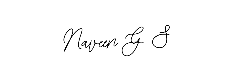 Make a beautiful signature design for name Naveen G S. With this signature (Bearetta-2O07w) style, you can create a handwritten signature for free. Naveen G S signature style 12 images and pictures png