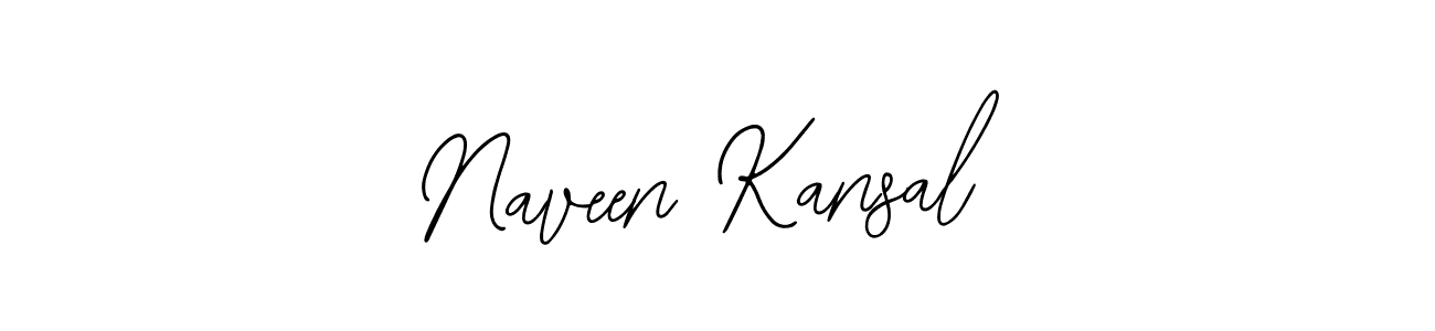Create a beautiful signature design for name Naveen Kansal. With this signature (Bearetta-2O07w) fonts, you can make a handwritten signature for free. Naveen Kansal signature style 12 images and pictures png
