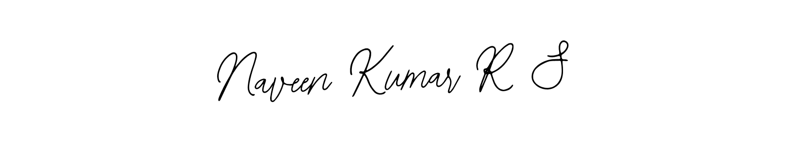 Create a beautiful signature design for name Naveen Kumar R S. With this signature (Bearetta-2O07w) fonts, you can make a handwritten signature for free. Naveen Kumar R S signature style 12 images and pictures png