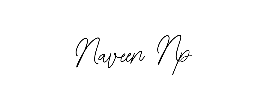 Use a signature maker to create a handwritten signature online. With this signature software, you can design (Bearetta-2O07w) your own signature for name Naveen Np. Naveen Np signature style 12 images and pictures png