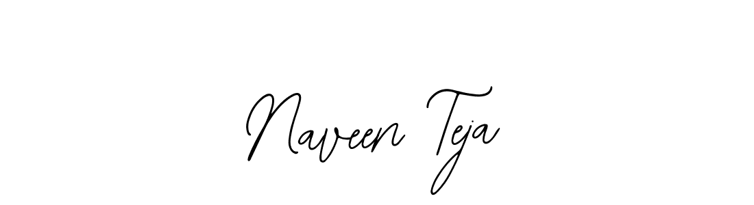 How to make Naveen Teja name signature. Use Bearetta-2O07w style for creating short signs online. This is the latest handwritten sign. Naveen Teja signature style 12 images and pictures png