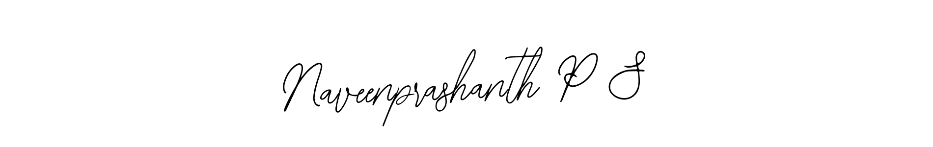 Similarly Bearetta-2O07w is the best handwritten signature design. Signature creator online .You can use it as an online autograph creator for name Naveenprashanth P S. Naveenprashanth P S signature style 12 images and pictures png