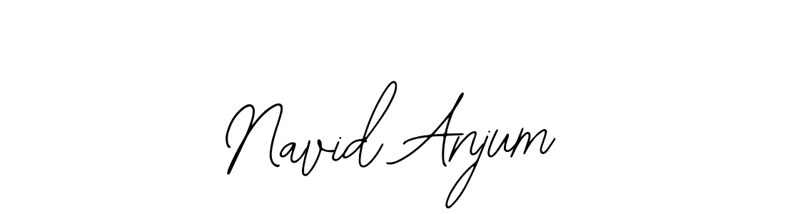 Navid Anjum stylish signature style. Best Handwritten Sign (Bearetta-2O07w) for my name. Handwritten Signature Collection Ideas for my name Navid Anjum. Navid Anjum signature style 12 images and pictures png