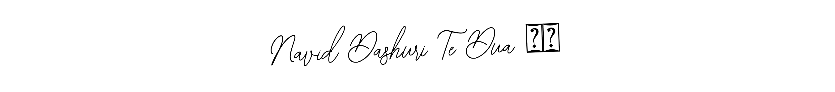 The best way (Bearetta-2O07w) to make a short signature is to pick only two or three words in your name. The name Navid Dashuri Te Dua ❤️ include a total of six letters. For converting this name. Navid Dashuri Te Dua ❤️ signature style 12 images and pictures png