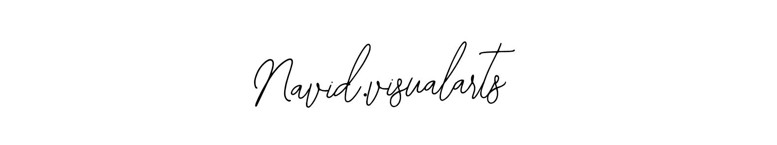 Create a beautiful signature design for name Navid.visualarts. With this signature (Bearetta-2O07w) fonts, you can make a handwritten signature for free. Navid.visualarts signature style 12 images and pictures png