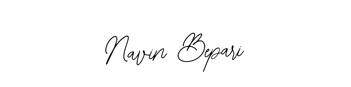 The best way (Bearetta-2O07w) to make a short signature is to pick only two or three words in your name. The name Navin Bepari include a total of six letters. For converting this name. Navin Bepari signature style 12 images and pictures png
