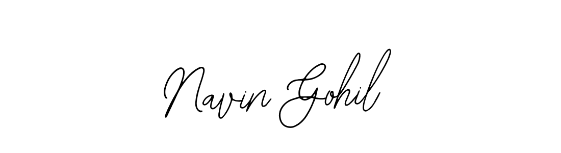 Make a beautiful signature design for name Navin Gohil. Use this online signature maker to create a handwritten signature for free. Navin Gohil signature style 12 images and pictures png