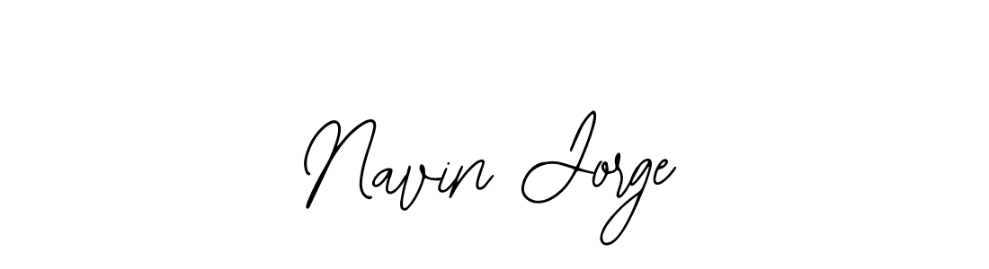 Navin Jorge stylish signature style. Best Handwritten Sign (Bearetta-2O07w) for my name. Handwritten Signature Collection Ideas for my name Navin Jorge. Navin Jorge signature style 12 images and pictures png