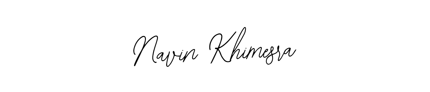 Make a beautiful signature design for name Navin Khimesra. Use this online signature maker to create a handwritten signature for free. Navin Khimesra signature style 12 images and pictures png