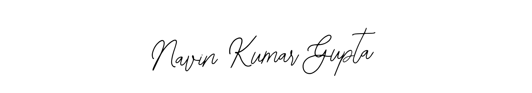 Use a signature maker to create a handwritten signature online. With this signature software, you can design (Bearetta-2O07w) your own signature for name Navin Kumar Gupta. Navin Kumar Gupta signature style 12 images and pictures png