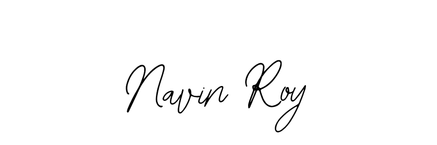 Use a signature maker to create a handwritten signature online. With this signature software, you can design (Bearetta-2O07w) your own signature for name Navin Roy. Navin Roy signature style 12 images and pictures png