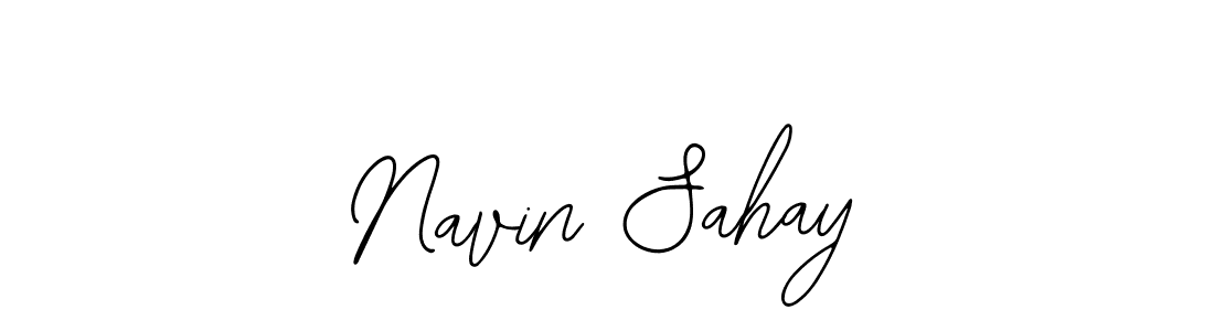 The best way (Bearetta-2O07w) to make a short signature is to pick only two or three words in your name. The name Navin Sahay include a total of six letters. For converting this name. Navin Sahay signature style 12 images and pictures png
