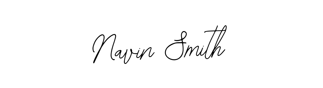 How to make Navin Smith name signature. Use Bearetta-2O07w style for creating short signs online. This is the latest handwritten sign. Navin Smith signature style 12 images and pictures png