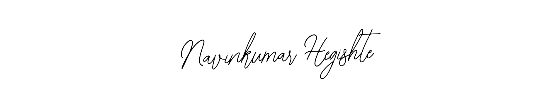 Create a beautiful signature design for name Navinkumar Hegishte. With this signature (Bearetta-2O07w) fonts, you can make a handwritten signature for free. Navinkumar Hegishte signature style 12 images and pictures png