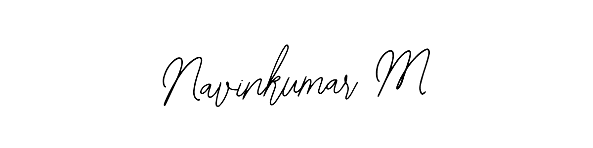 Design your own signature with our free online signature maker. With this signature software, you can create a handwritten (Bearetta-2O07w) signature for name Navinkumar M. Navinkumar M signature style 12 images and pictures png