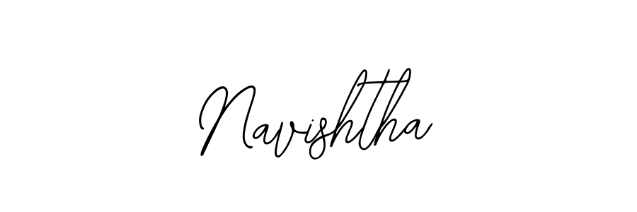 How to make Navishtha signature? Bearetta-2O07w is a professional autograph style. Create handwritten signature for Navishtha name. Navishtha signature style 12 images and pictures png