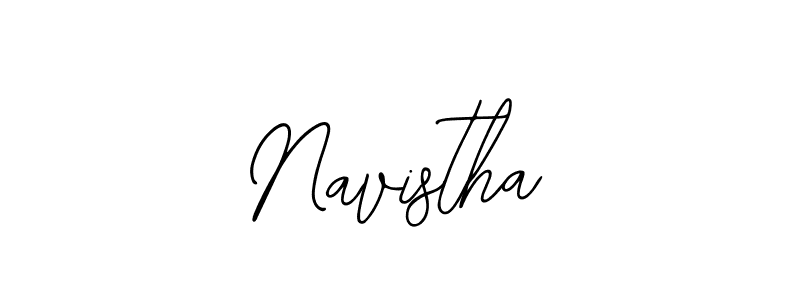 How to make Navistha signature? Bearetta-2O07w is a professional autograph style. Create handwritten signature for Navistha name. Navistha signature style 12 images and pictures png