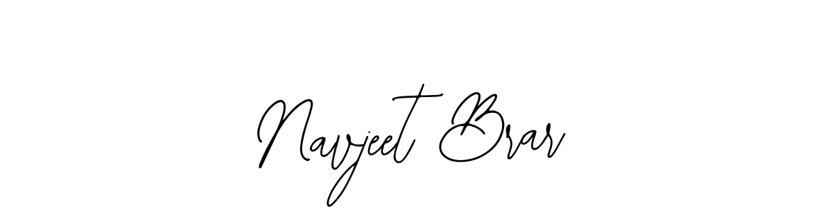 You should practise on your own different ways (Bearetta-2O07w) to write your name (Navjeet Brar) in signature. don't let someone else do it for you. Navjeet Brar signature style 12 images and pictures png