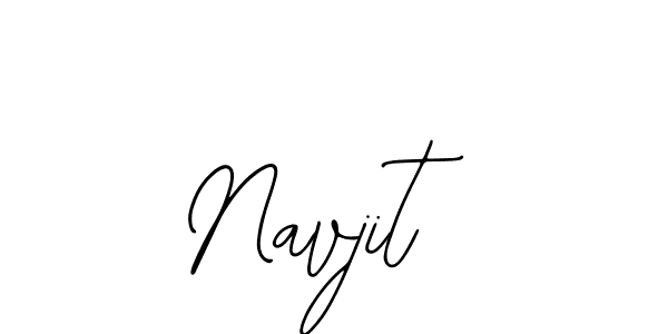 The best way (Bearetta-2O07w) to make a short signature is to pick only two or three words in your name. The name Navjit include a total of six letters. For converting this name. Navjit signature style 12 images and pictures png