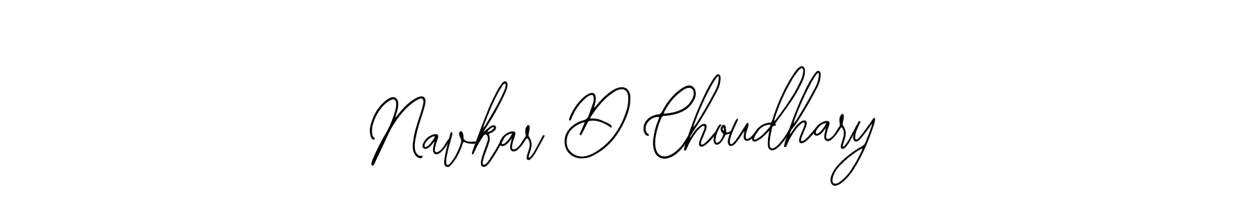 Bearetta-2O07w is a professional signature style that is perfect for those who want to add a touch of class to their signature. It is also a great choice for those who want to make their signature more unique. Get Navkar D Choudhary name to fancy signature for free. Navkar D Choudhary signature style 12 images and pictures png