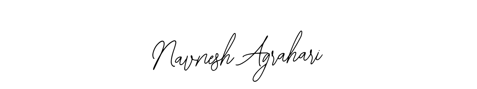It looks lik you need a new signature style for name Navnesh Agrahari. Design unique handwritten (Bearetta-2O07w) signature with our free signature maker in just a few clicks. Navnesh Agrahari signature style 12 images and pictures png