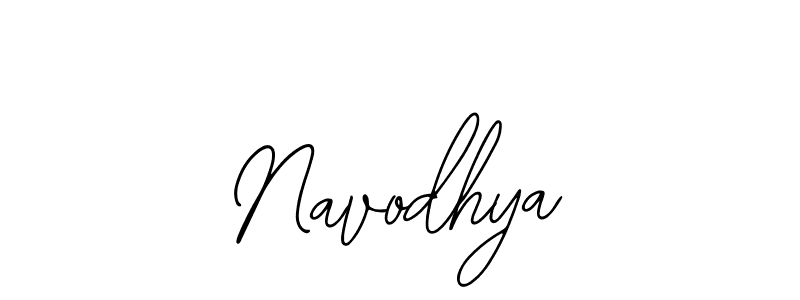 Make a beautiful signature design for name Navodhya. With this signature (Bearetta-2O07w) style, you can create a handwritten signature for free. Navodhya signature style 12 images and pictures png