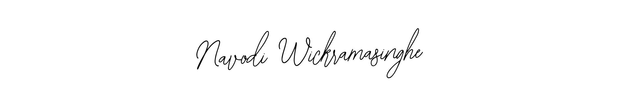How to Draw Navodi Wickramasinghe signature style? Bearetta-2O07w is a latest design signature styles for name Navodi Wickramasinghe. Navodi Wickramasinghe signature style 12 images and pictures png