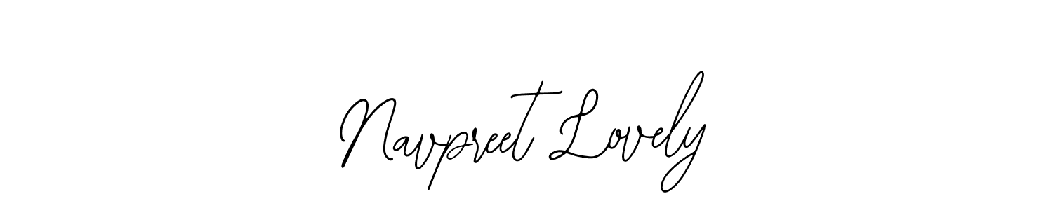 Similarly Bearetta-2O07w is the best handwritten signature design. Signature creator online .You can use it as an online autograph creator for name Navpreet Lovely. Navpreet Lovely signature style 12 images and pictures png