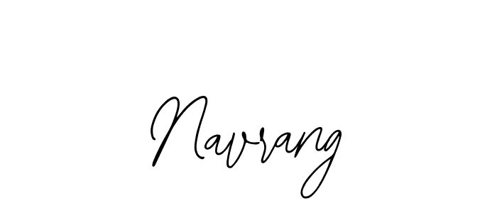 Create a beautiful signature design for name Navrang. With this signature (Bearetta-2O07w) fonts, you can make a handwritten signature for free. Navrang signature style 12 images and pictures png