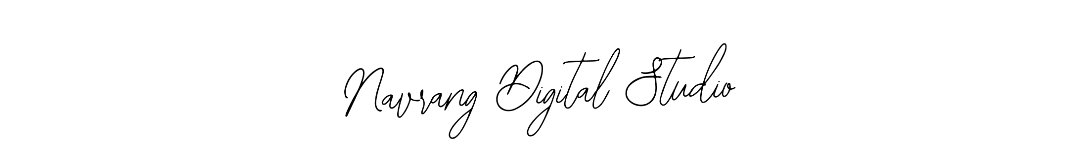 How to make Navrang Digital Studio signature? Bearetta-2O07w is a professional autograph style. Create handwritten signature for Navrang Digital Studio name. Navrang Digital Studio signature style 12 images and pictures png