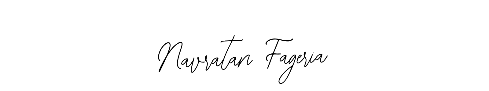 How to make Navratan Fageria signature? Bearetta-2O07w is a professional autograph style. Create handwritten signature for Navratan Fageria name. Navratan Fageria signature style 12 images and pictures png