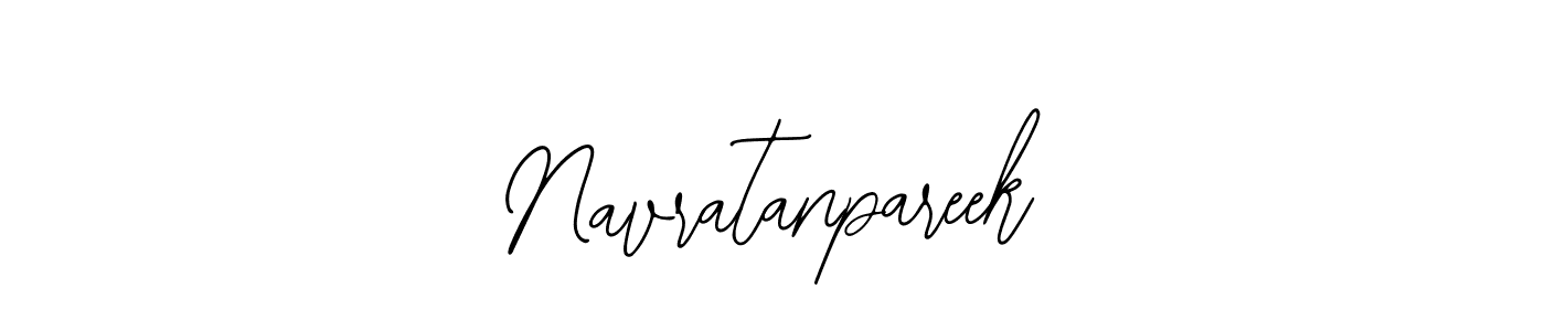 Create a beautiful signature design for name Navratanpareek. With this signature (Bearetta-2O07w) fonts, you can make a handwritten signature for free. Navratanpareek signature style 12 images and pictures png