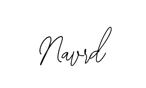 How to make Navrd name signature. Use Bearetta-2O07w style for creating short signs online. This is the latest handwritten sign. Navrd signature style 12 images and pictures png