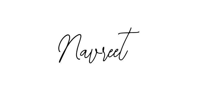 Use a signature maker to create a handwritten signature online. With this signature software, you can design (Bearetta-2O07w) your own signature for name Navreet. Navreet signature style 12 images and pictures png