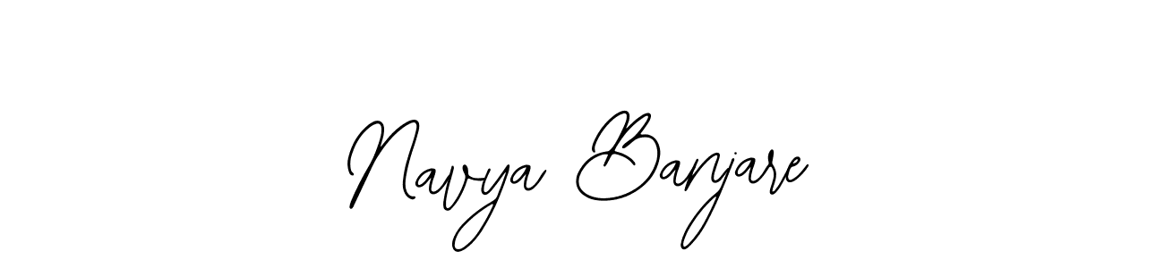 if you are searching for the best signature style for your name Navya Banjare. so please give up your signature search. here we have designed multiple signature styles  using Bearetta-2O07w. Navya Banjare signature style 12 images and pictures png