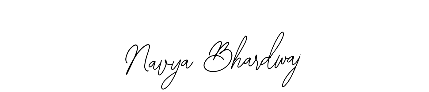 Also You can easily find your signature by using the search form. We will create Navya Bhardwaj name handwritten signature images for you free of cost using Bearetta-2O07w sign style. Navya Bhardwaj signature style 12 images and pictures png