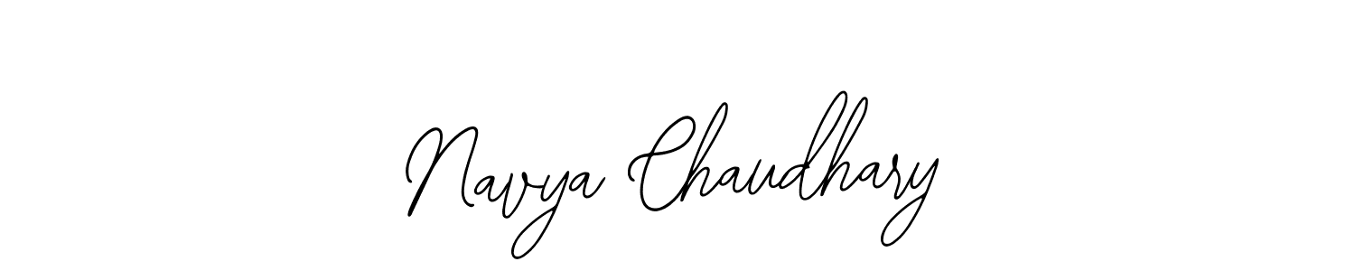 Bearetta-2O07w is a professional signature style that is perfect for those who want to add a touch of class to their signature. It is also a great choice for those who want to make their signature more unique. Get Navya Chaudhary name to fancy signature for free. Navya Chaudhary signature style 12 images and pictures png