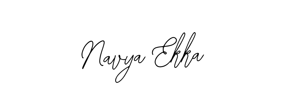 if you are searching for the best signature style for your name Navya Ekka. so please give up your signature search. here we have designed multiple signature styles  using Bearetta-2O07w. Navya Ekka signature style 12 images and pictures png