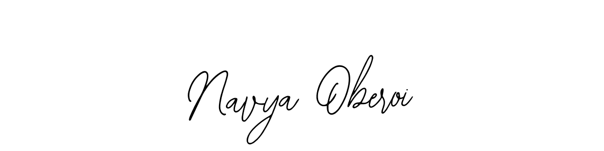 The best way (Bearetta-2O07w) to make a short signature is to pick only two or three words in your name. The name Navya Oberoi include a total of six letters. For converting this name. Navya Oberoi signature style 12 images and pictures png