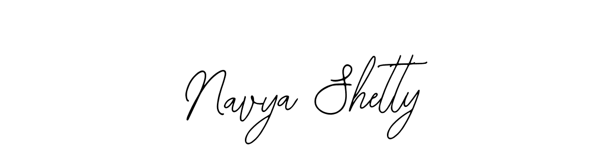 Use a signature maker to create a handwritten signature online. With this signature software, you can design (Bearetta-2O07w) your own signature for name Navya Shetty. Navya Shetty signature style 12 images and pictures png
