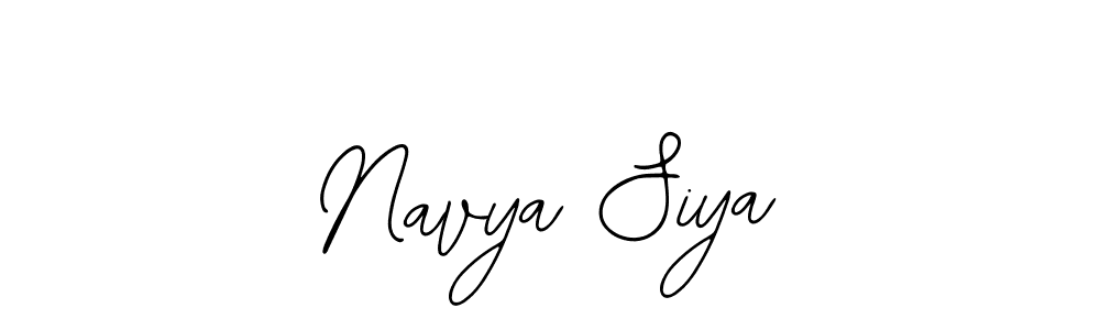 It looks lik you need a new signature style for name Navya Siya. Design unique handwritten (Bearetta-2O07w) signature with our free signature maker in just a few clicks. Navya Siya signature style 12 images and pictures png