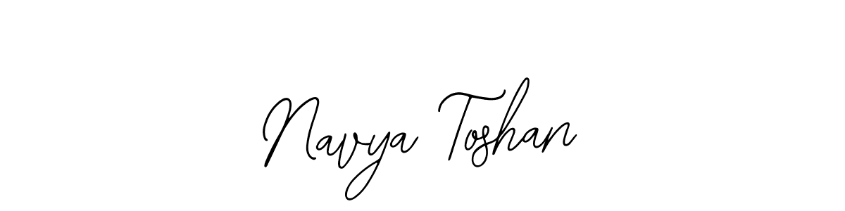 Make a beautiful signature design for name Navya Toshan. With this signature (Bearetta-2O07w) style, you can create a handwritten signature for free. Navya Toshan signature style 12 images and pictures png