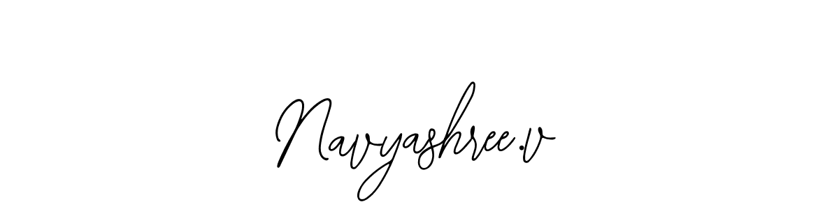 This is the best signature style for the Navyashree.v name. Also you like these signature font (Bearetta-2O07w). Mix name signature. Navyashree.v signature style 12 images and pictures png